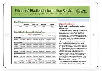 OPIS Ethanol & Biodiesel Information Service